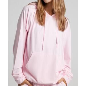 314 NEW COMFRT All Day Jersey Hoodie in Cherry Blossom Sz Small